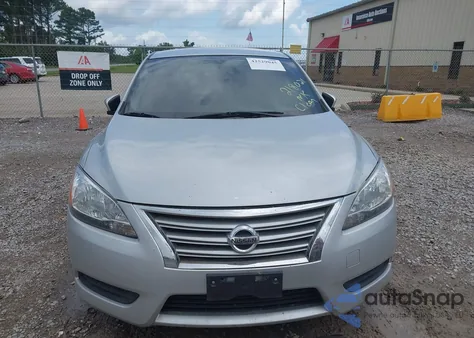 2014 Nissan Sentra Fe+ S/Fe+ Sv/S/Sl/Sr/Sv z USA, uszkodzony, nr VIN 3N1AB7AP7EY218021
